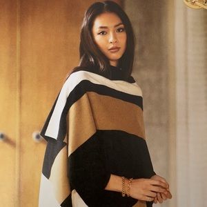 NWT ParrishLA Stevie Poncho Cardigan Rachel Zoe